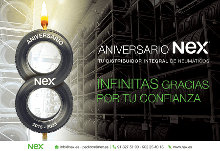 NEX celebra su 8º aniversario