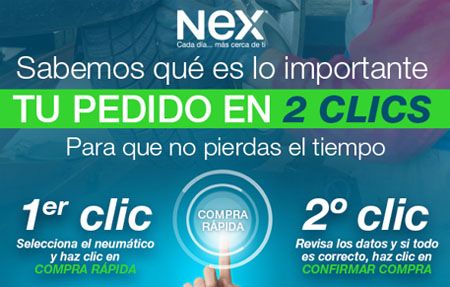 NEX implanta la compra en 2 clicks 