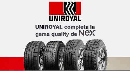 NEX incorpora a su oferta la marca Uniroyal