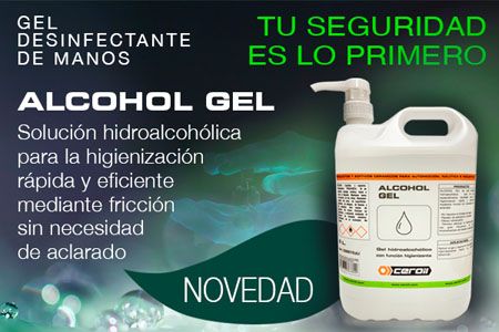 Nex incorpora el gel hidroalcohólico de manos  