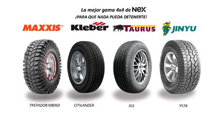 NEX refuerza la gama y stock de 4x4