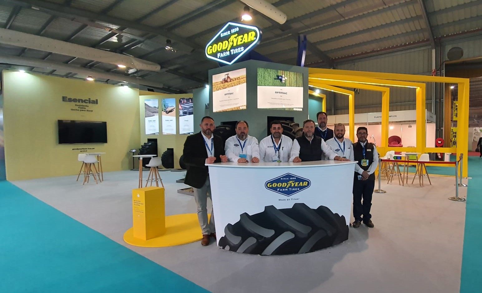 Nex Tyres en FIMA 2020 presentando Goodyear Farm Tires