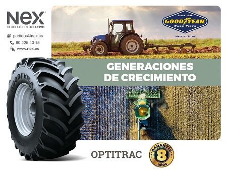 Nex Tyres refuerza su stock para la temporada de cosechadora