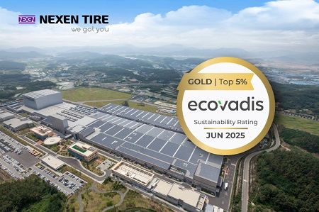 NEXEN TIRE obtiene la calificación Oro de EcoVadis