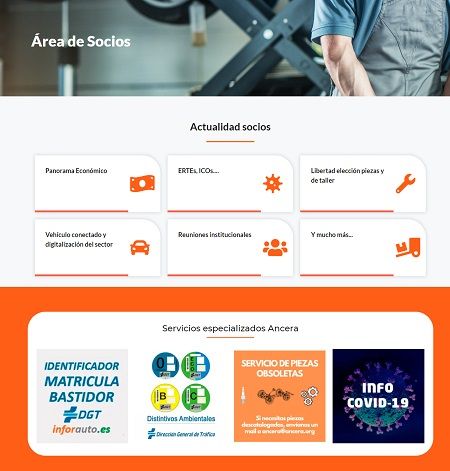 Nueva área de socios