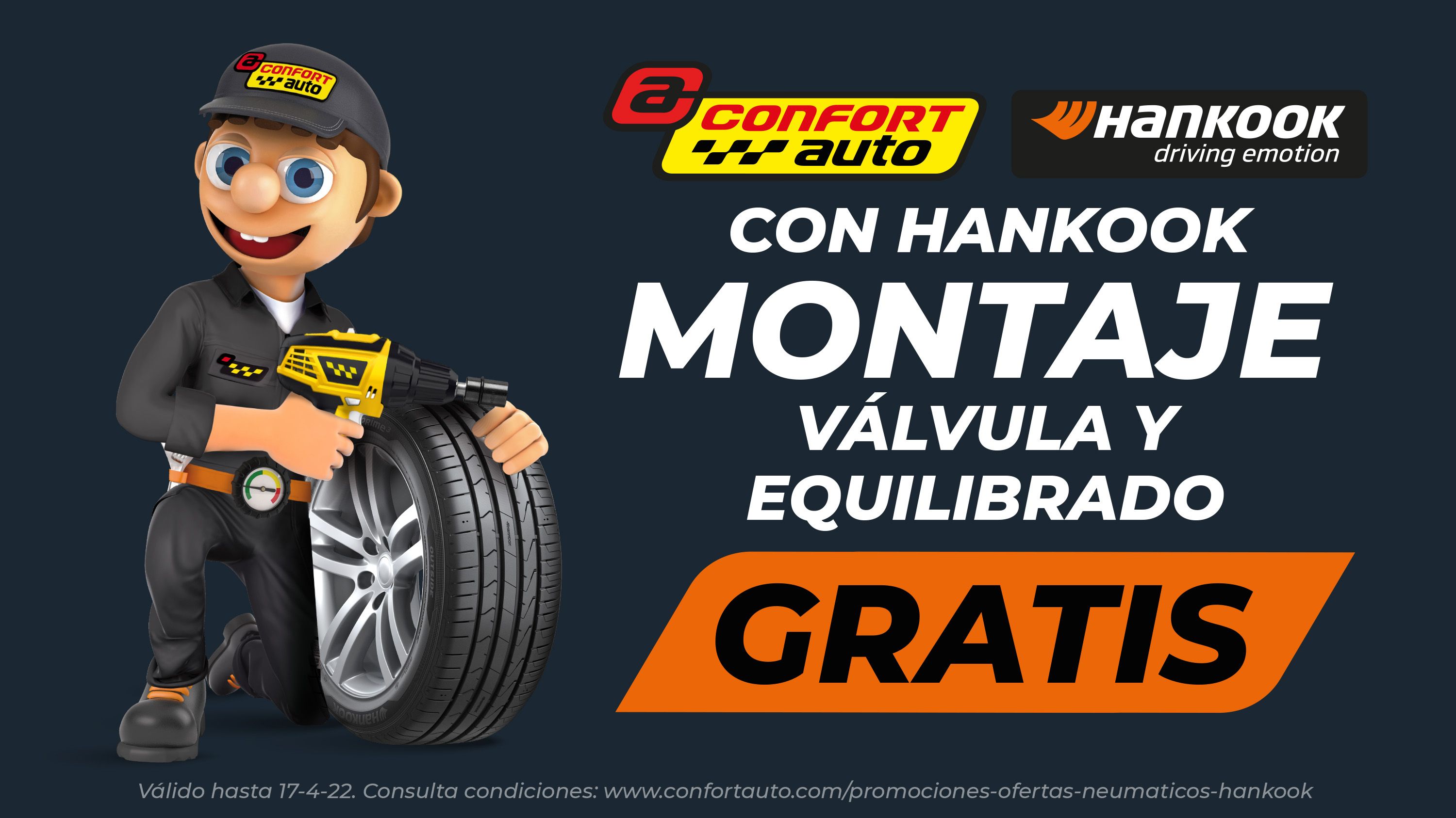 Nueva promoción Confortauto y Hankook