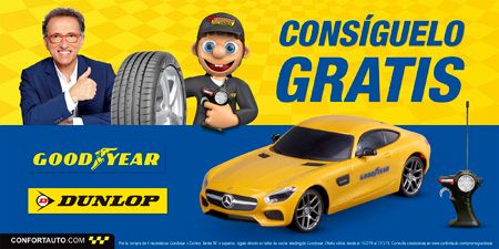 Nueva promoción de Confortauto con Goodyear y Dunlop