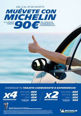 Nueva promoción de Confortauto y Michelin
