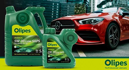 Olipes AVEROIL 5W-30 Low SAPS renueva la certificación de Mercedes-Benz