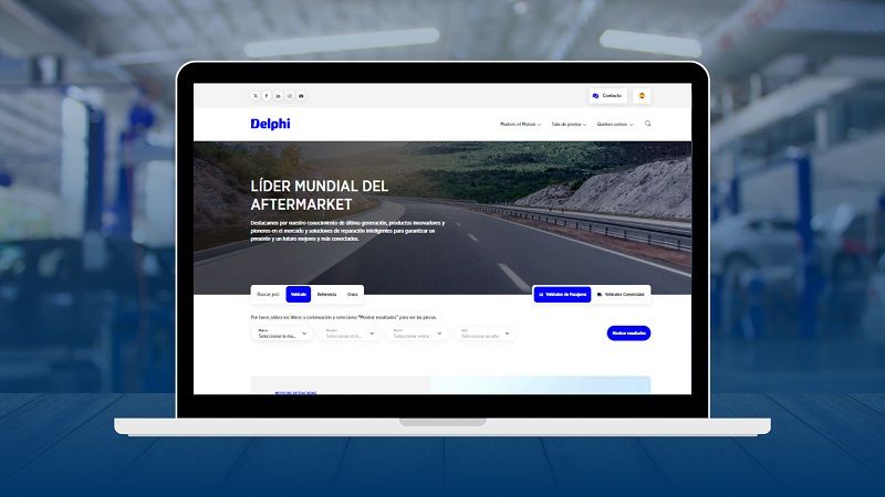 Página web en español de Delphi