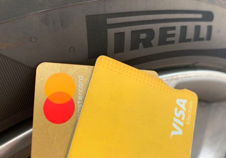 Pirelli autoriza el pago de pedidos con tarjeta crédito