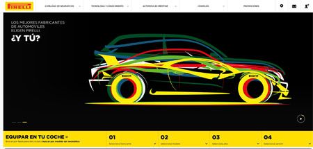 Pirelli renueva su web corporativa en España