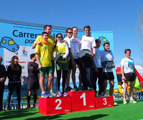 Podium de la Carrera del Taller 2014