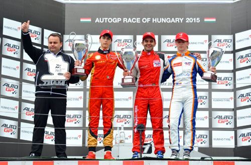 Podium de la primera prueba de Auto GP