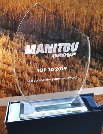 Premio al Mejor Artista Competitivo 2019 del Grupo Manitou