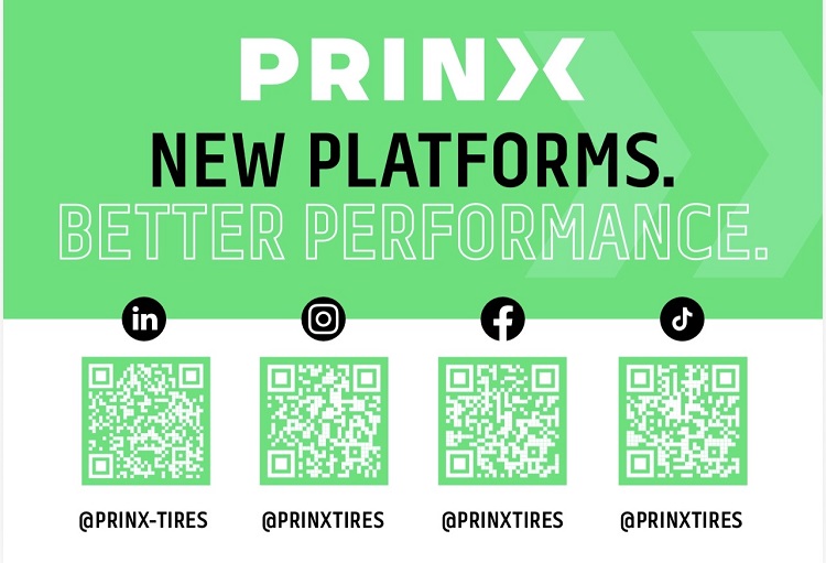 Nuevas cuentas de redes sociales de PRINX