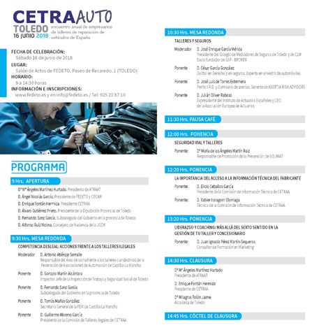 Programa de CETRAauto 2018