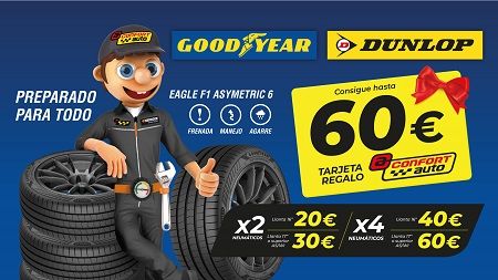 Promoción Confortauto, Goodyear y Dunlop