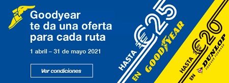 Promoción Goodyear y Dunlop