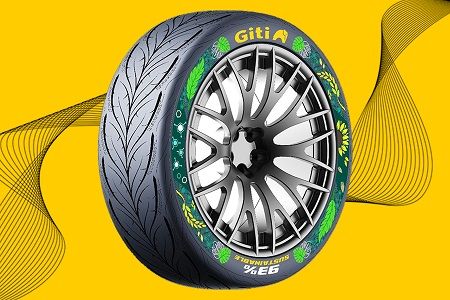 Prototipo de neumático sostenible al 93% de Giti Tire