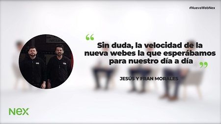 Que destacan los clientes de la nueva web de NEX