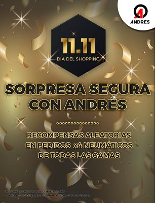 Recompensas en Neumáticos Andrés