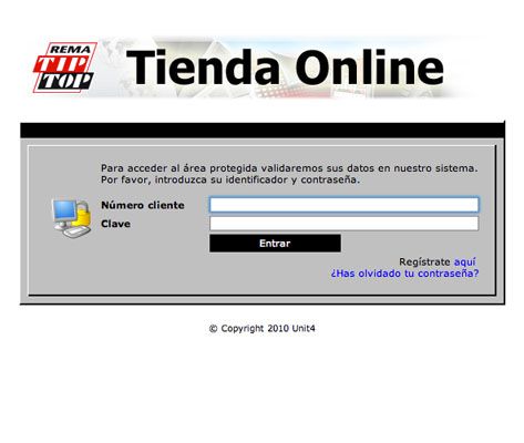 Rema Tip Top present Tienda On-line