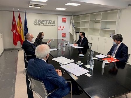 Reunión de ASETRA y la Comunidad de Madrid