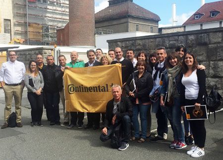 Reunión de distribuidores de ruedas superelásticas de Continental en Korbach
