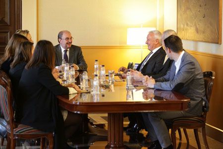 Reunión del Grupo Industrial Ferruz y el Gobierno de Aragón