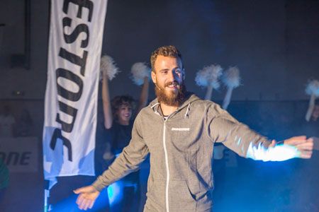 Salida a la cancha de Sergio Rodríguez