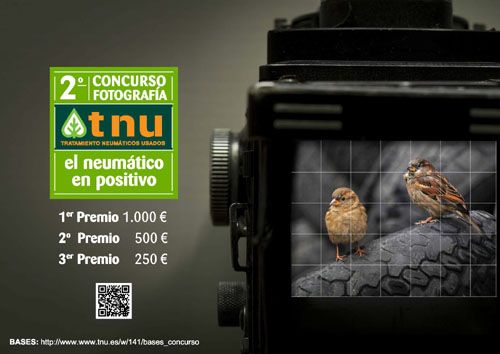 Segundo concurso Fotográfico titulado 'El neumático en positivo' de TNU