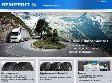 Semperit renueva su web