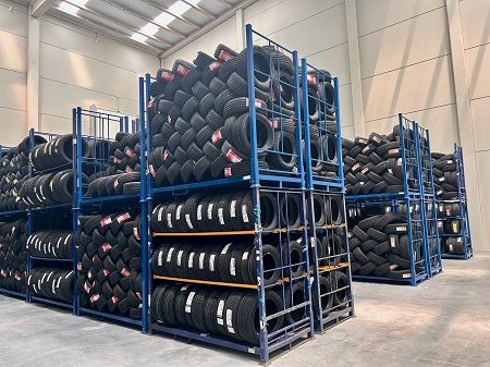 Será capaz de albergar 450.000 neumáticos