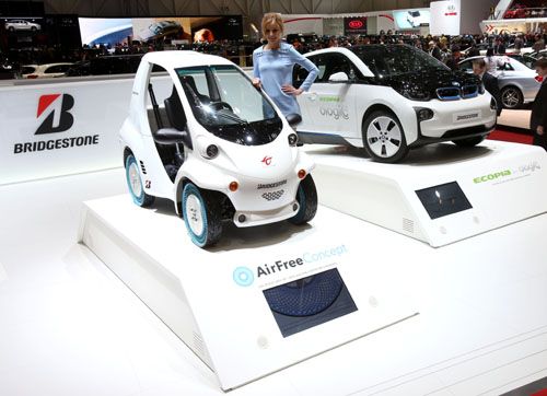 Stand Bridgestone en el Salón de Ginebra