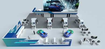 Stand de Falken Tyre en la feria Tire Cologne