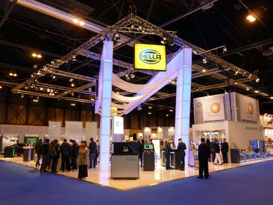 Stand de Hella en la pasada edición de Motortec