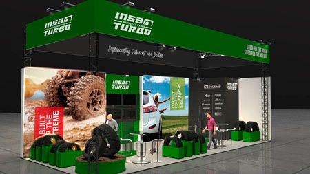 Stand de Insa Turbo en The Tire Cologne 2018