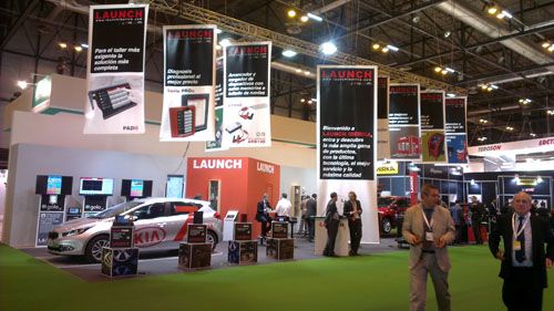 Stand de Launch Ibérica en Motortec 2015