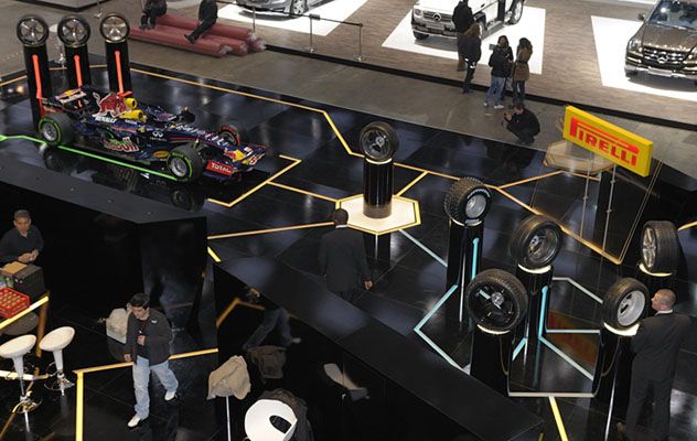 Stand de Pirelli en el Salón del Automóvil de Ginebra