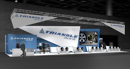 Stand de Triangle Tyre en The Tire Cologne 2022