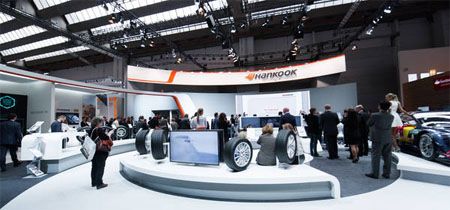 Stand Hankook en el Salón IAA Frankfurt de 2017