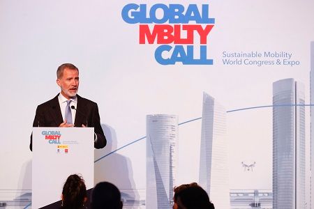 Su Majestad el Rey Felipe VI en el Global Mobility Call 2023