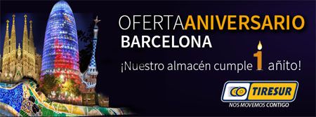 Tiresur celebra el primer aniversario de su almacén de Barcelona