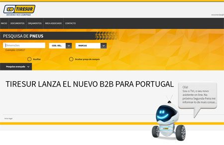 Tiresur estrena nuevo B2B para Portugal