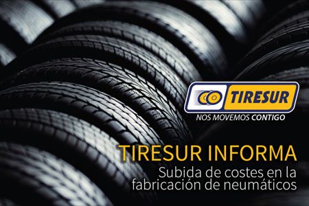 Tiresur informa de la subida de precios