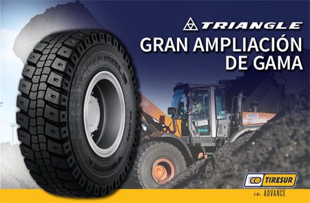 Tiresur refuerza su oferta OTR Triangle