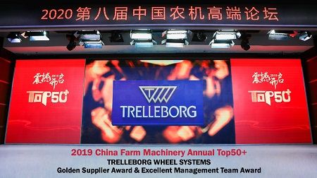 Trelleborg gana el premio al proveedor de oro 'TOP50 +' 