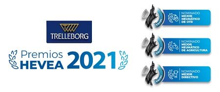 Trelleborg, nominada por partida triple en los Premios Hevea 2021