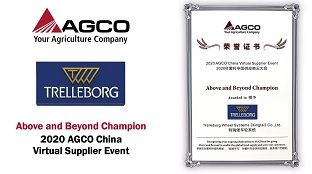 Trelleborg, proveedor 'Above and Beyond Champion'